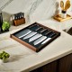 Alaz: 5'li Şef Bıçağı Seti Kutulu - Klasik, Santoku, Kiritsuke, Fileto & Doğrama Bıçağı, Satır Seti