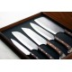 Alaz: 5'li Şef Bıçağı Seti Kutulu - Klasik, Santoku, Kiritsuke, Fileto & Doğrama Bıçağı, Satır Seti