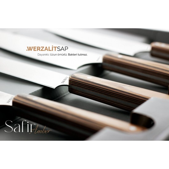 Safir | Amber: 4'lü Șef Bıçağı Seti